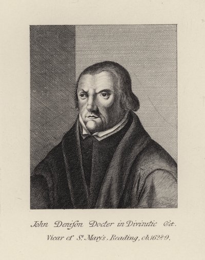 John Denison (rytina) od English School
