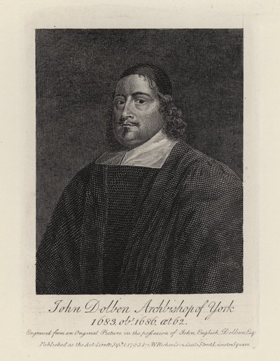John Dolben (rytina) od English School
