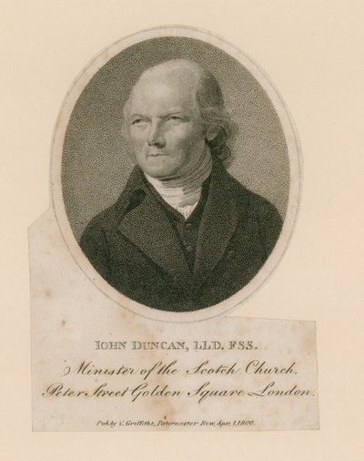 John Duncan, ministr skotské církve, Peter Street, Golden Square, Londýn od English School