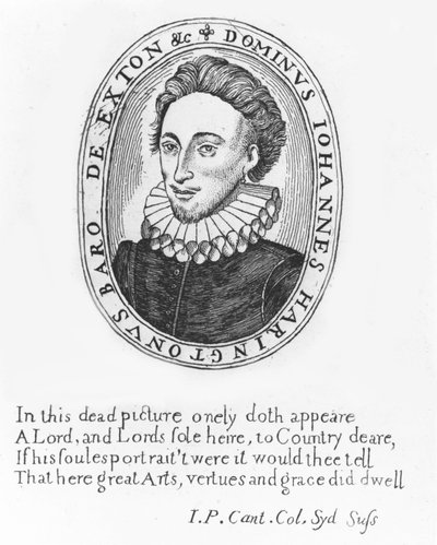 John Harington, druhý baron Harington z Extonu (rytina) od English School