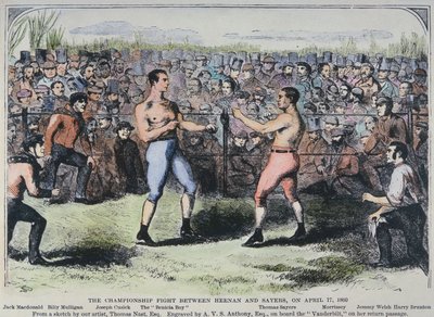 John Heenan versus Tom Sayers od English School