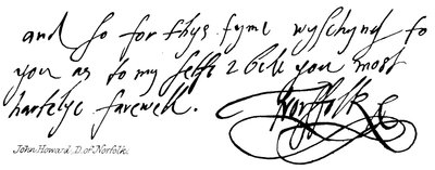 John Howard, D z Norfolku od English School