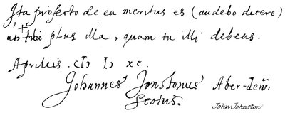 John Johnston od English School