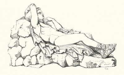 John Keats: Keats: Ilustrace k Endymionu (rytina) od English School