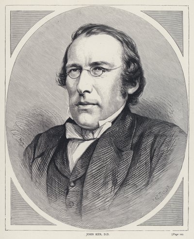John Ker, DD (rytina) od English School