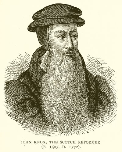 John Knox, skotský reformátor (B. 1505, D. 1572) od English School