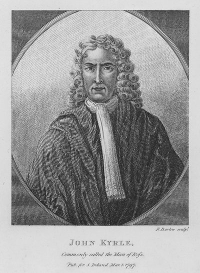 John Kyrle, známý jako Man of Ross, anglický filantrop od English School
