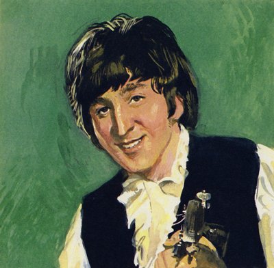 John Lennon z The Beatles od English School