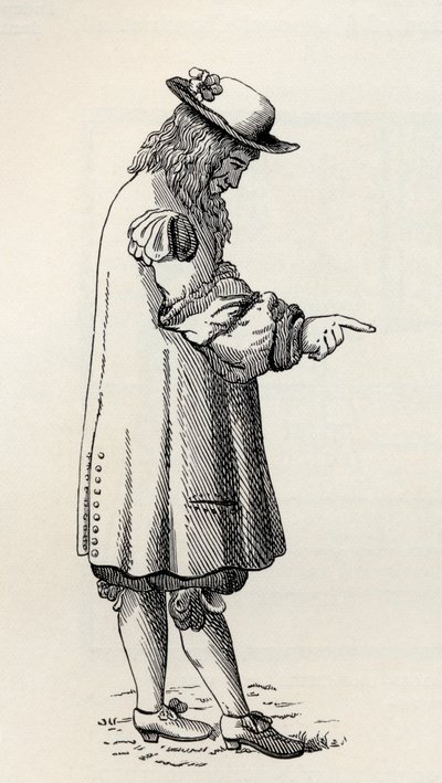 John Lilburne, z „Krátké historie anglického lidu“ od J. R. Greena, vydané v roce 1893 od English School