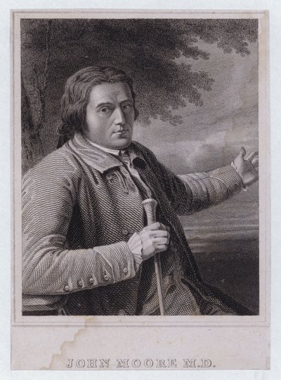 John Moore, skotský lékař (rytina) od English School