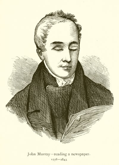 John Murray čte noviny od English School
