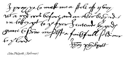 John Philpott (reformátor) od English School