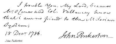 John Pinkerton od English School