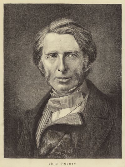 John Ruskin (rytina) od English School