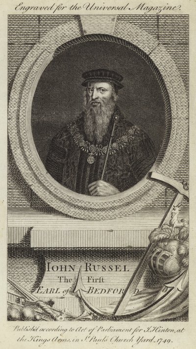 John Russel, první hrabě z Bedfordu od English School