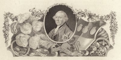 John Russell, 4. vévoda z Bedfordu, britský politik (rytina) od English School