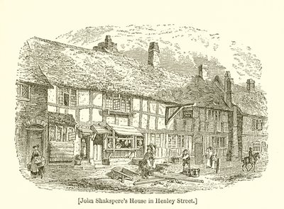 Dům Johna Shakespeara v Henley Street od English School