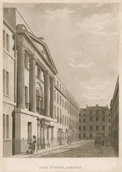 John Street, Adelphi, Londýn od English School