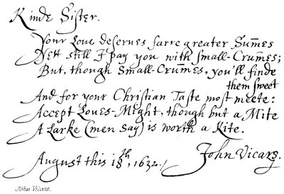 John Vicars od English School