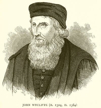 John Wycliffe (nar. 1324, nar. 1384) od English School