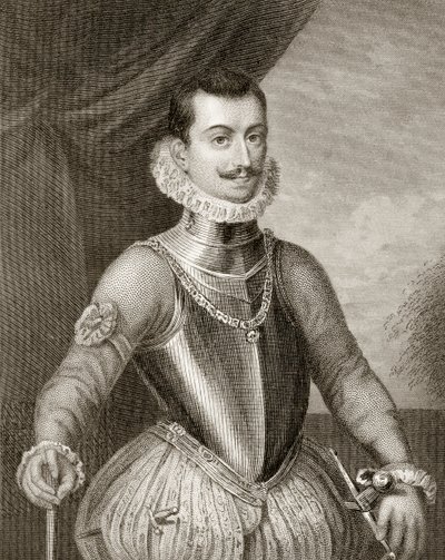 Jana Rakouského, z „Historie vlády Filipa II.“, vydaného v roce 1855 od English School