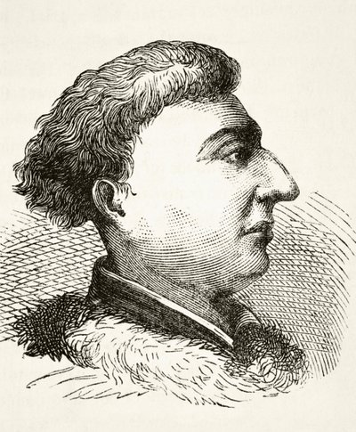 John z Lancasteru, 1. vévoda z Bedfordu, z „Národních a domácích dějin Anglie“ od Williama Hickmana Smith Aubrey (1858-1916), vydaný v Londýně, kolem roku 1890 od English School