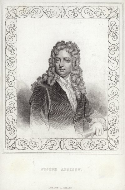 Joseph Addison , anglický spisovatel a politik od English School