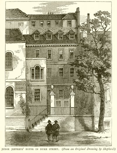 Soudce Jeffreys House v Duck Street od English School