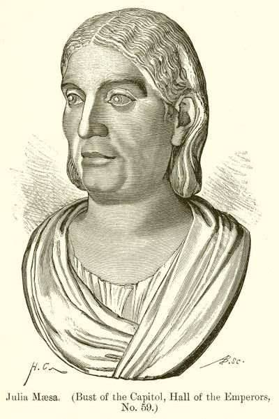 Julia Maesa. (Busta Kapitolu, Síň císařů, č. 59) od English School