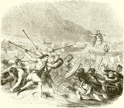 Julius Caesars Invaze do Británie od English School