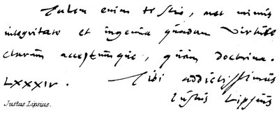 Justus Lipsius od English School