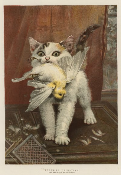 Juvenilní zkaženost (chromolitho) od English School