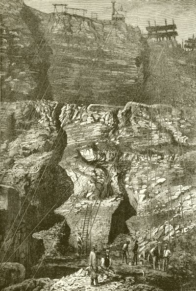 Diamantový důl Kimberley, Jižní Afrika od English School