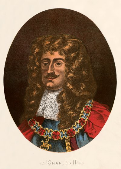 Král Karel II od English School
