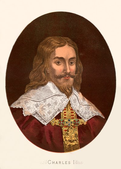 král Karel I od English School