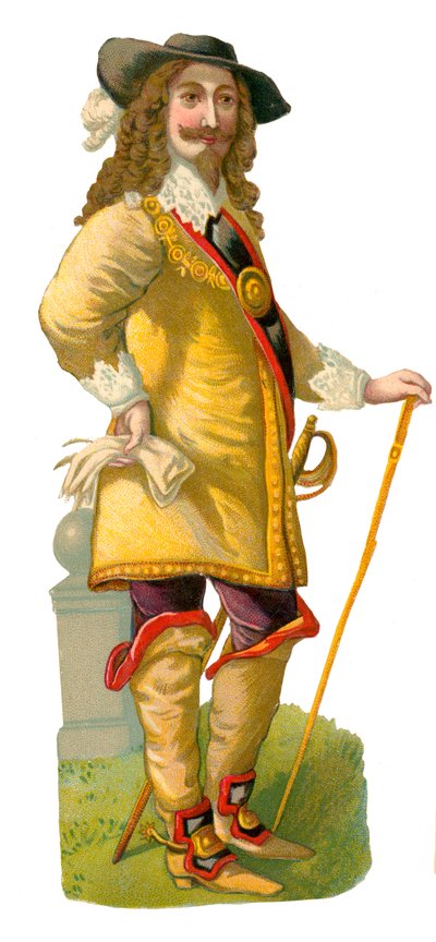 král Karel I od English School