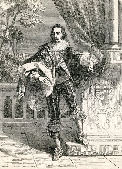 King Charles I, ilustrace převzata z John Cassells Illustrated History of England, 1857 od English School