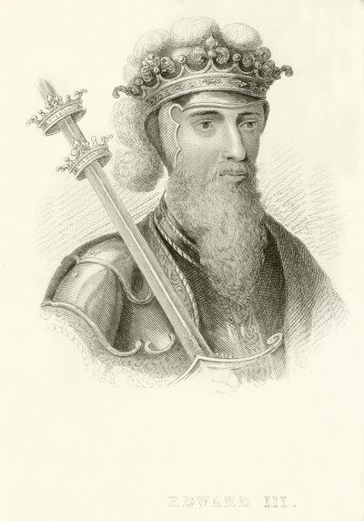 Král Edward III od English School