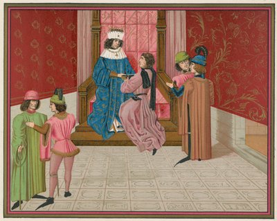 Král Edward IV a Richard vévoda z Gloucesteru od English School