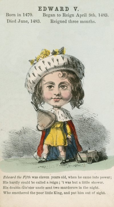 King Edward V (akvatinta) od English School