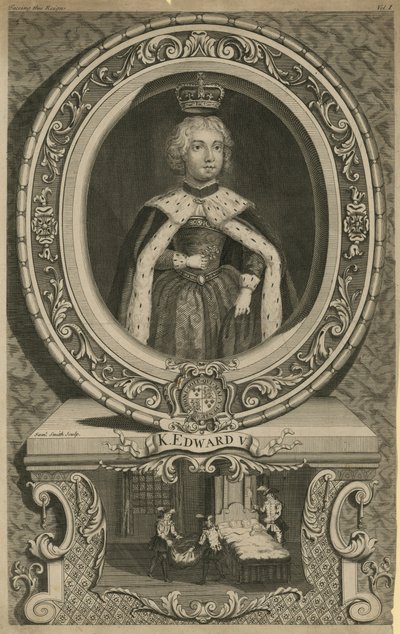 Anglický král Edward V od English School