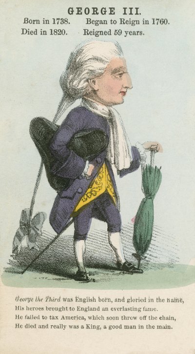 King George III (akvatinta) od English School