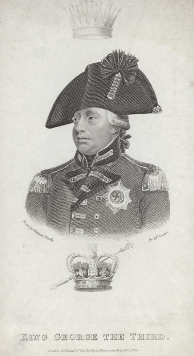 Král Velké Británie a Irska Jiří III od English School