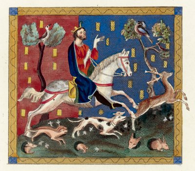 King John (barevná rytina) od English School