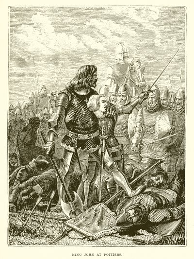 Král Jan v Poitiers od English School