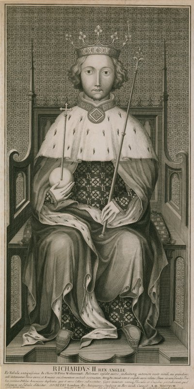 King Richard II, Westminster Abbey, Londýn od English School