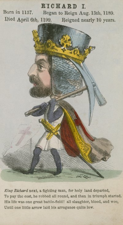 King Richard I (akvatinta) od English School