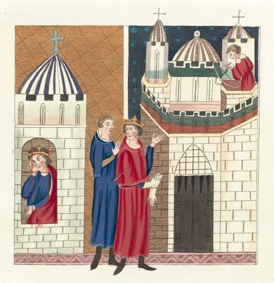 King Richard I (barevná rytina) od English School