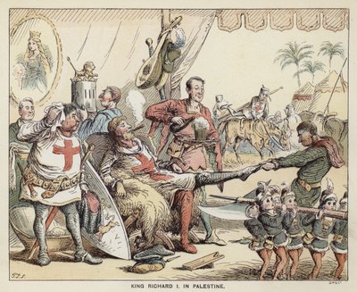 Král Richard I. v Palestině od English School