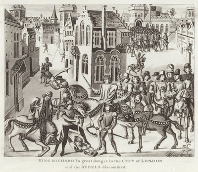 Král Richard ve Velkém nebezpečí v City of London a rebelové jsou v šoku od English School